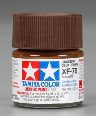 TAMIYA - Acrylic Mini XF79, L Deck Brown 10ml (81779)