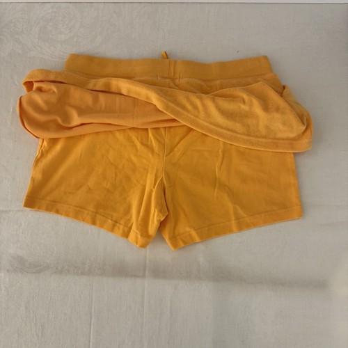 New York Laundry 2 Skorts Navy & Orange Sz Large Terry Skirt Cotton Shorts NWOT - Picture 5 of 24