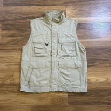 Columbia omni-dry multi pocketed beige fishing vest gilet | Size L