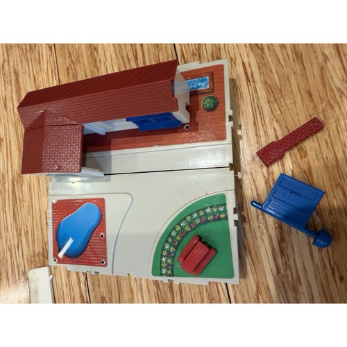 Vtg Micro Machines Travel City Play Set + Car Truck Motorcycle Lot 3 Galoob 90s - Afbeelding 5 van 13