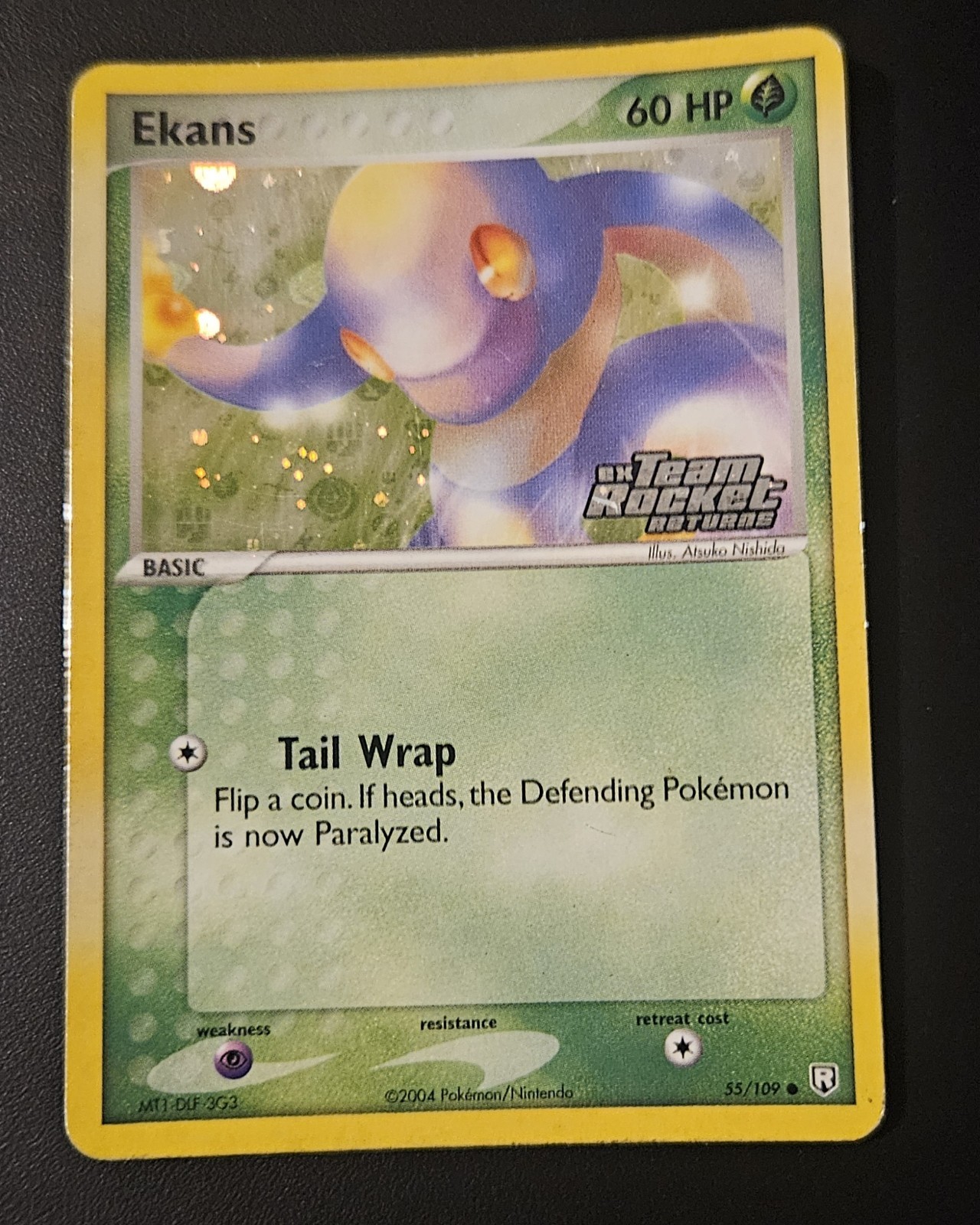 Team Rocket Returns Ekans Reverse Holo 55/109