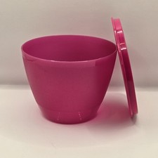 Tazón para refrigerador Tupperware 14 oz rojo con tapa a juego