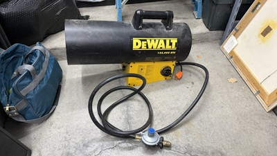 #ad #ad DeWalt 125000 BTU Forced Air Propane Heater – Works Great $199.99