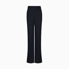 Giorgio Armani Runway Navy 100 Silk Dress Pants EU 42 US 6