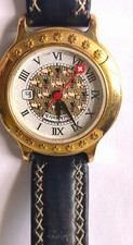Schweizer Damenuhr Folkwatch, Edelweiß
