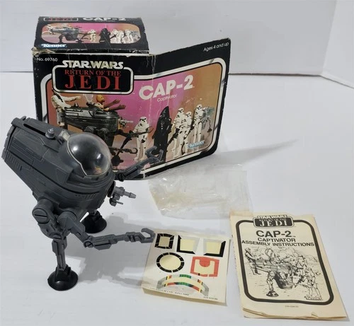 X-919 VINTAGE 1980'S KENNER STAR WARS CAP-2 MINI RIG WITH BOX