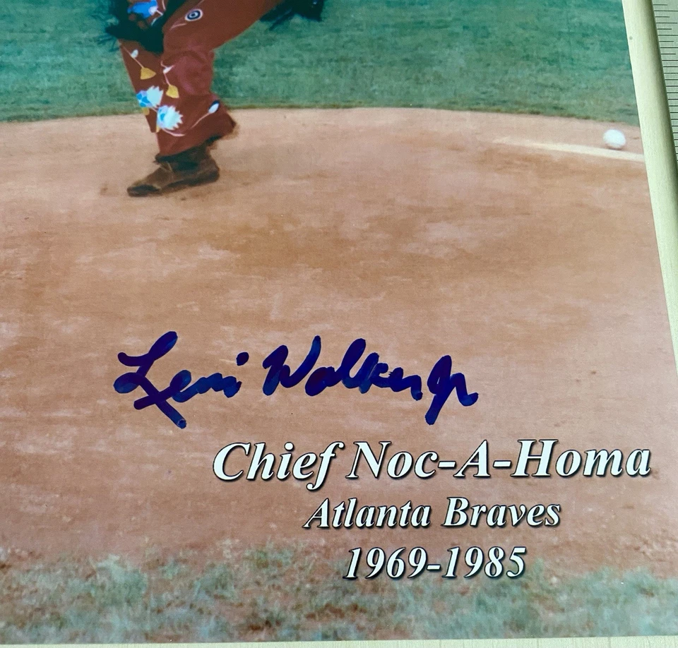 Rare Chief Noc-A-Homa Fire Breathing Signed Autographed Auto 8 x 10 Photo JSA - Image 4 of 4