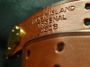 UPGRADED SECURE GI HOOK ROCK ISLAND 1918 SLING BRASS FITTINGS CC/CORRECT