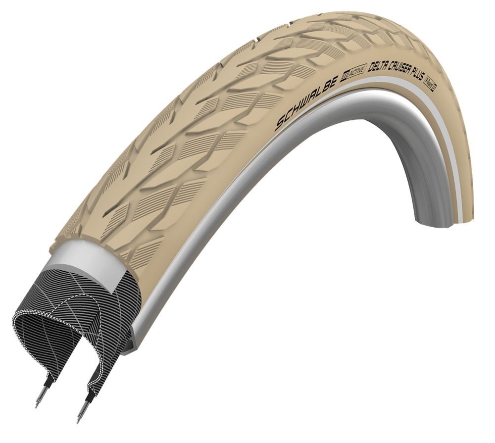 Schwalbe DELTA CRUISER PLUS 700c x 35c CREAM Hybrid Trekking Bike TYRE