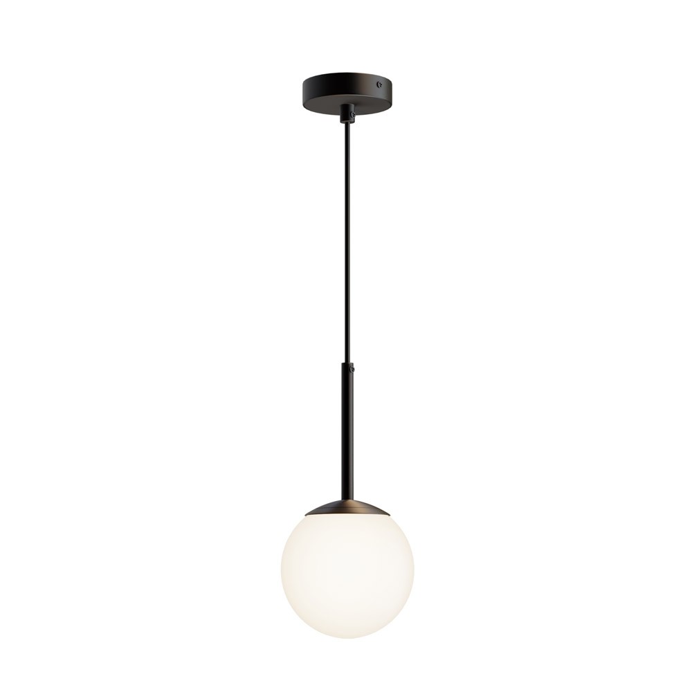 Lampadario Minimalista Basic Form Metallo Nero - Illuminazione Interni