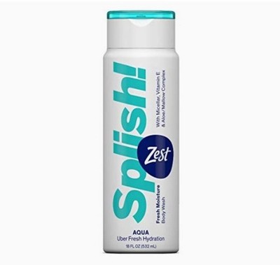 Zest Splish! Body Wash  Aqua Uber Fresh Hydration Micellar Vitamin e NEW