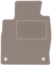 Fahrermatte Fußmatten Automatten Velours Beige für Nissan Juke II F16 2019-