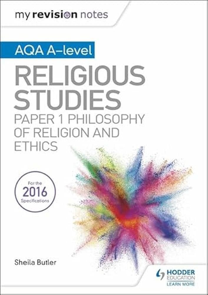 My Revision Notes AQA A-level Religious Studies: Paper 1 Philosophy of religion - Image 3