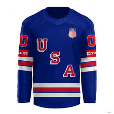 Personalize USA IllIHF Illce Hockey 2025 World Champiionship USA Size