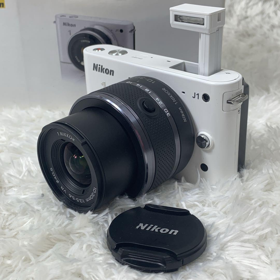 Full of accessories Nikon J1 Zoom Lens Kit+WP-N1 set Camera | eBay