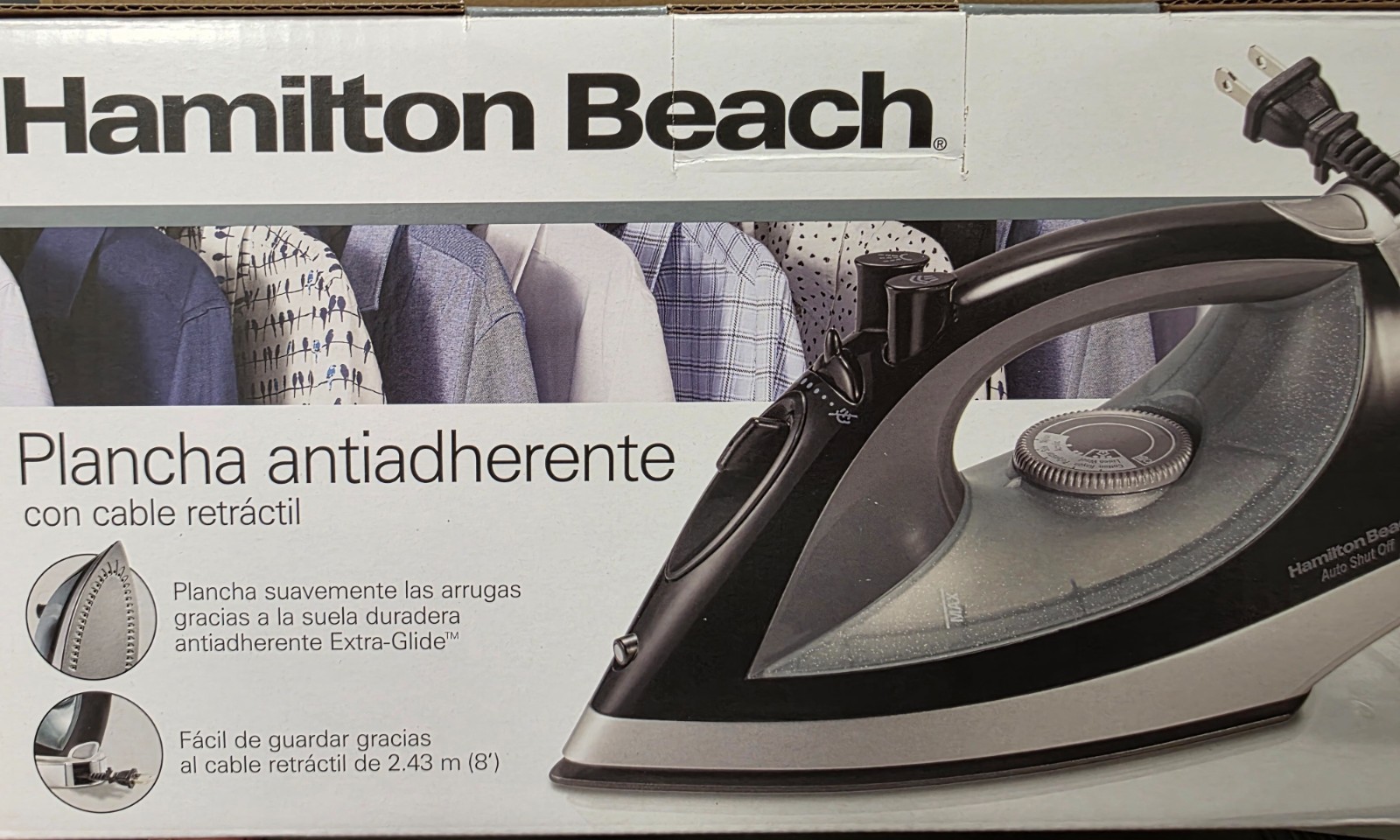 Hamilton Beach 14210R Nonstick Iron With Retractable Cord