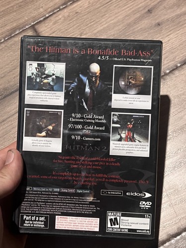 Hitman 2: Silent Assassin (Sony Playstation 2 PS2, 2002) CIB COMPLETE - Picture 4 of 6