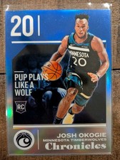 2018 Chronicles Chrome Prizm~JOSH OKOGIE #538 RC~Rookie Blue SP/99~TimberWolves