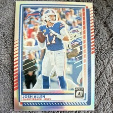 2025 Panini Donruss Optic Holo Prizm Josh Allen #70 Buffalo Bills