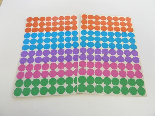 De Color 8mm Circular Pegatinas,Etiquetas Adhesivas,Varios Colores,Económica - Imagen 7 de 11