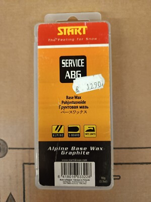 Start Alpine Base Wax Service ABG ; Graphite ;90 g Block Neupreis 12,90  