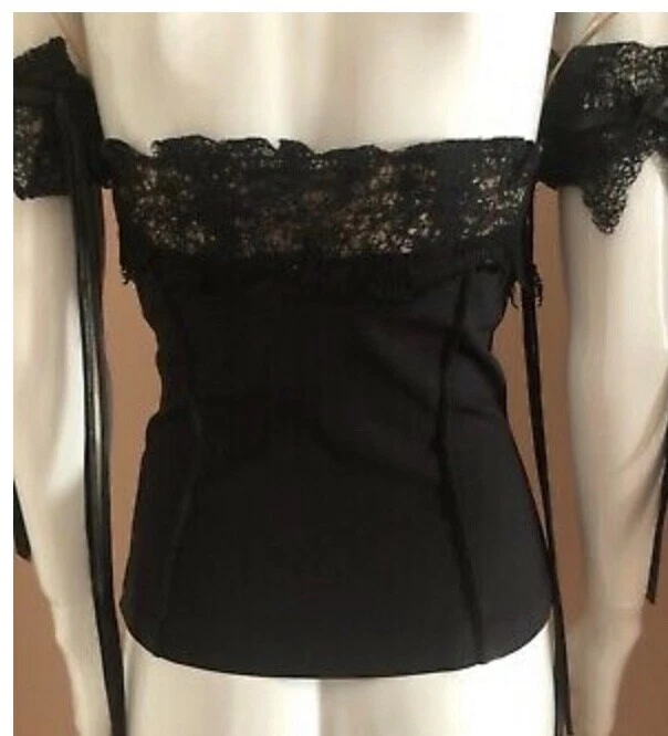 GIANNI VERSACE CORSETTO PASSERELLA VINTAGE TG IT40 DA COLLEZIONE