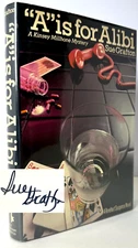 A Is for Alibi SIGNED by Sue Grafton 1982 1st ed 1st print in $12.95 DJ w Mylar