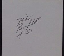 Mike Reinfeldt  Houston Oilers All Pro  Autograph Cut Signature 17G 