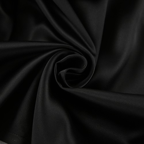 Short Sleeve Shorts Ice Silk Pajamas Women's Loose Split Fashion Home Suit Set - Picture 9 of 23