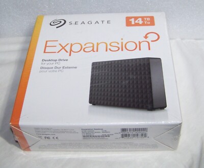 Seagate Expansion Desktop 14TB External Hard Drive HDD  (STEB14000402)  USB 3.0
