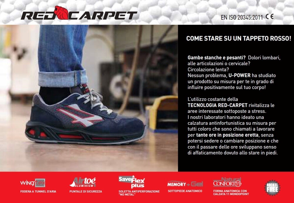 Scarpe antinfortunistiche con tomaia in Nylon Active | U-Power - Meti.R