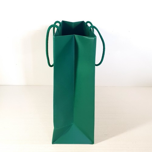 100% Authentic Rolex Green Paper Gift Shopping Bag Luxury Tote Bag BRAND NEW - Picture 3 of 9