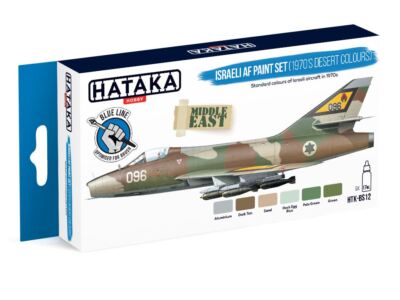 Israelische AF 70er Jahre Desert Paint Set Hataka HTK-BS12