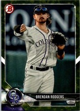 2018 Bowman Prospects CAMO (retail) #BP43 Brendan Rodgers - Colorado Rockies