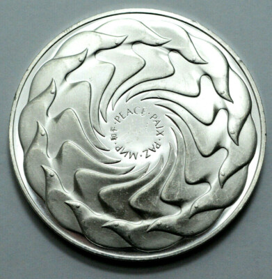 1971 Franklin Mint United Nations World Peace Original Vintage