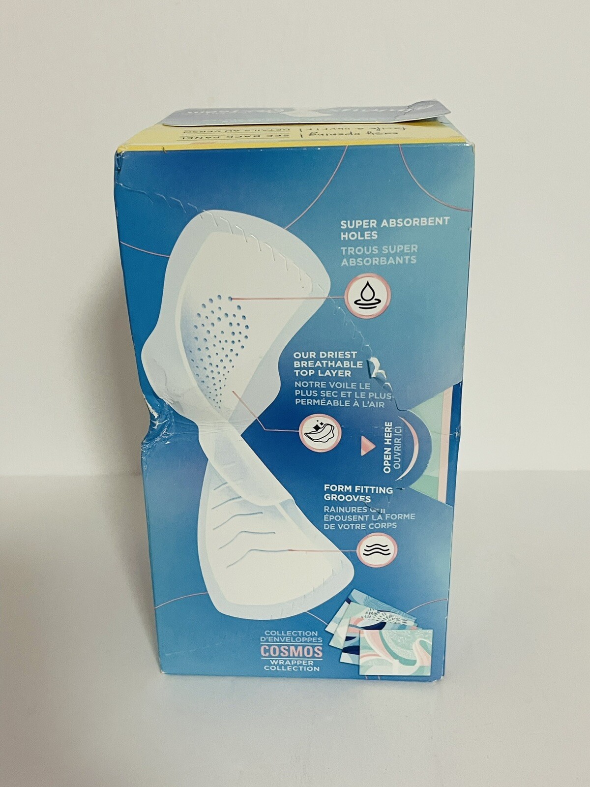 Always Infinity Pads Size 3 Extra Heavy Flow Absorbency With Wings 