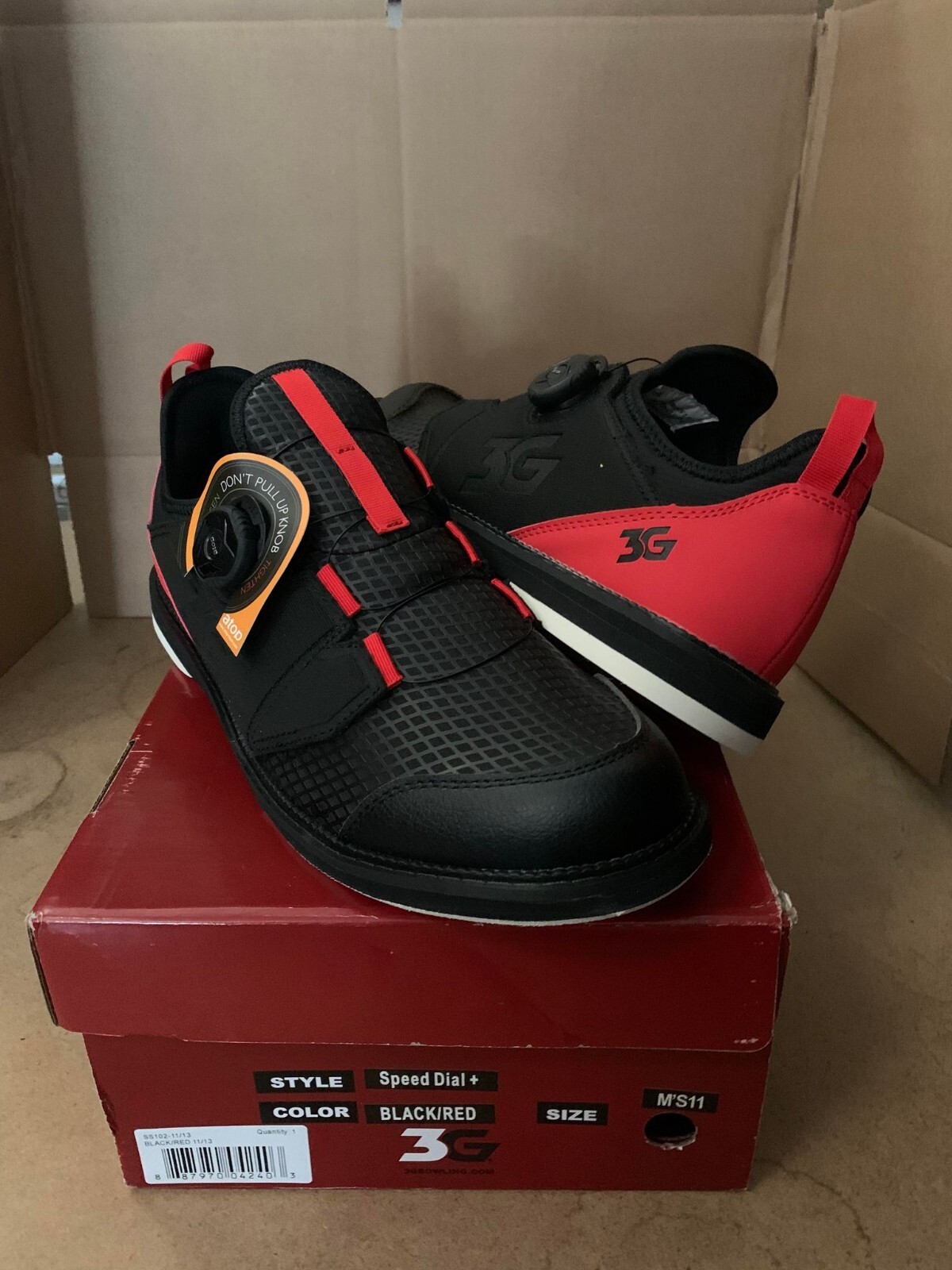 USED 3G Speed Dial Black/Red Bowling Shoes SIZE 11 Men's (EBAY) eBay