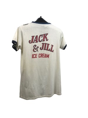 1960s Ringer Shirt 60s Rare Novelty Graphics Jack Jill Ice Cream T Shirt L Ebay