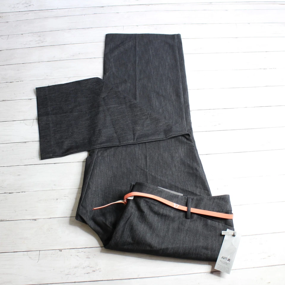 Apt. 9 Women's Wide Leg Trouser Denim Blue Jeans Plus Size 22W Short Curvy Fit - Image 2 of 4