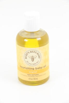 2 PACK Burt's Bees Baby Nourishing Baby Oil 4 Oz PKG VARIES P3