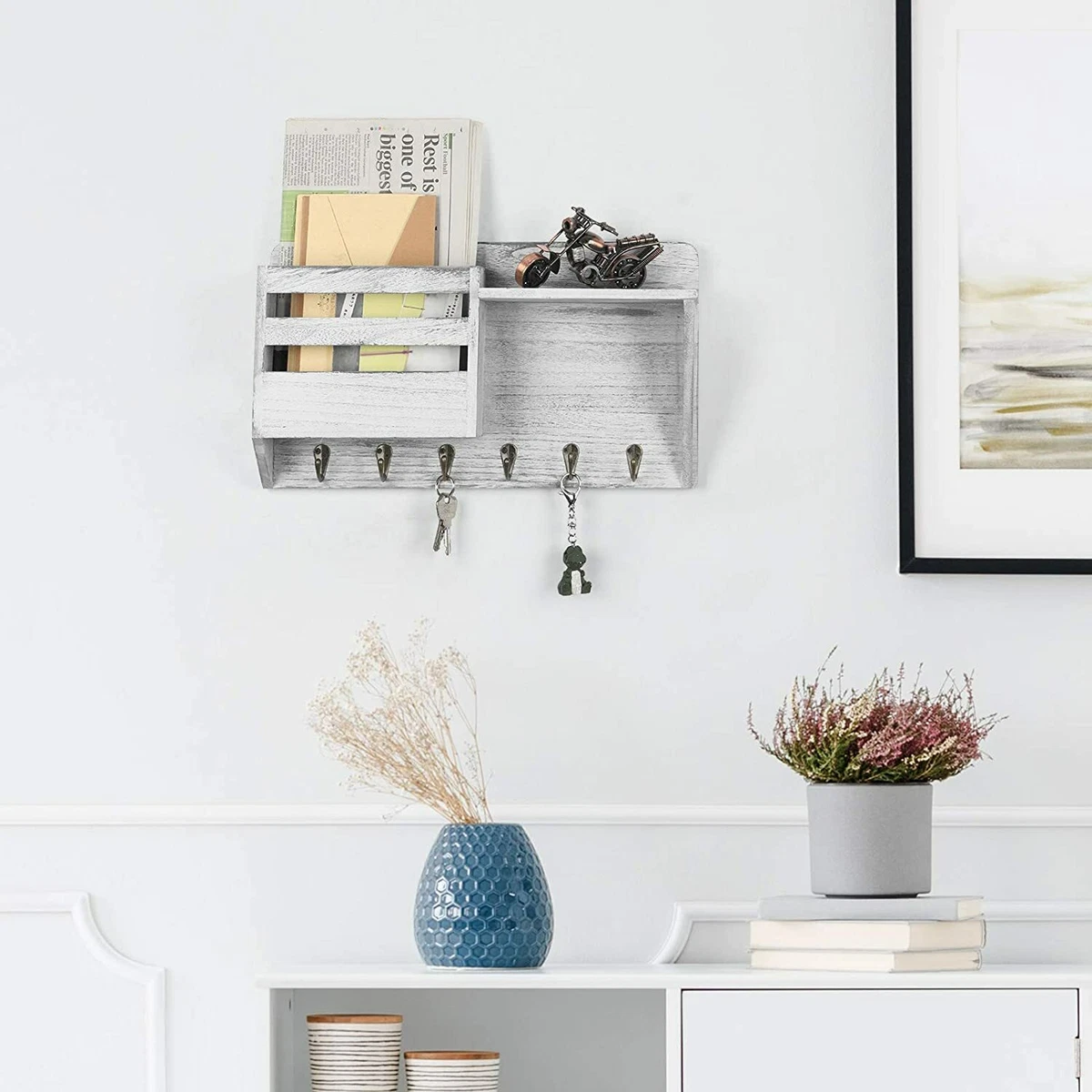 Liantral mail sorter wall mount mail & key holder organizer new arrivals