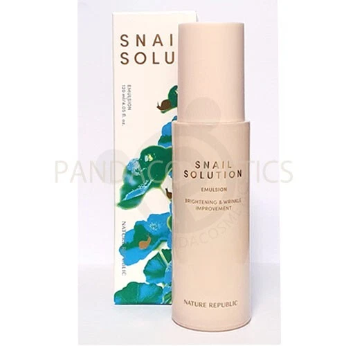Emulsión Nature Republic Snail Solution 120 ml - Hidratante y Reparadora K‐Beauty Foto 2 de 2