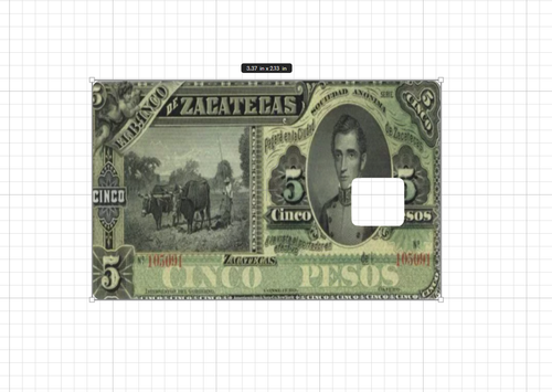 Mexico Money ATM Credit Debit Card Skin Peso Banco Sticker Stickers Mexican MEX - Picture 6 of 7