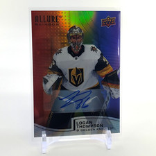 2021-22 UD Allure Full Rainbow Auto #R-11 Logan Thompson - Rookie