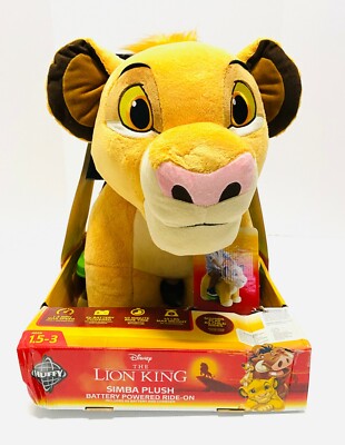 Disney Lion King Simba 6V Plush Ride-on Toy for Toddlers by Huffy | eBay