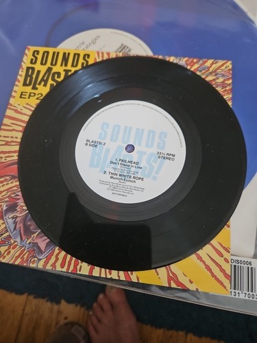 Various-Sounds Blasts EP2 7" Vinyl NM Single 1989 Sonic Youth+Prong Etc - Picture 4 of 4