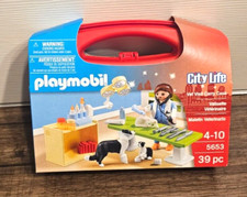 Playmobil Carry Case 5653 City Life Vet Visit