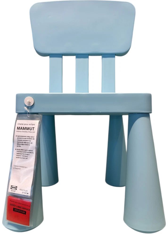 Ikea Mammut Kindertafel Indoor Outdoor Blauw 903.651.80 Maat 33 1/2
