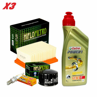 Service BMW C 600 650 Gt Sport Set BMW Castrol 10W40 Ölfilter Luft Kerzen
