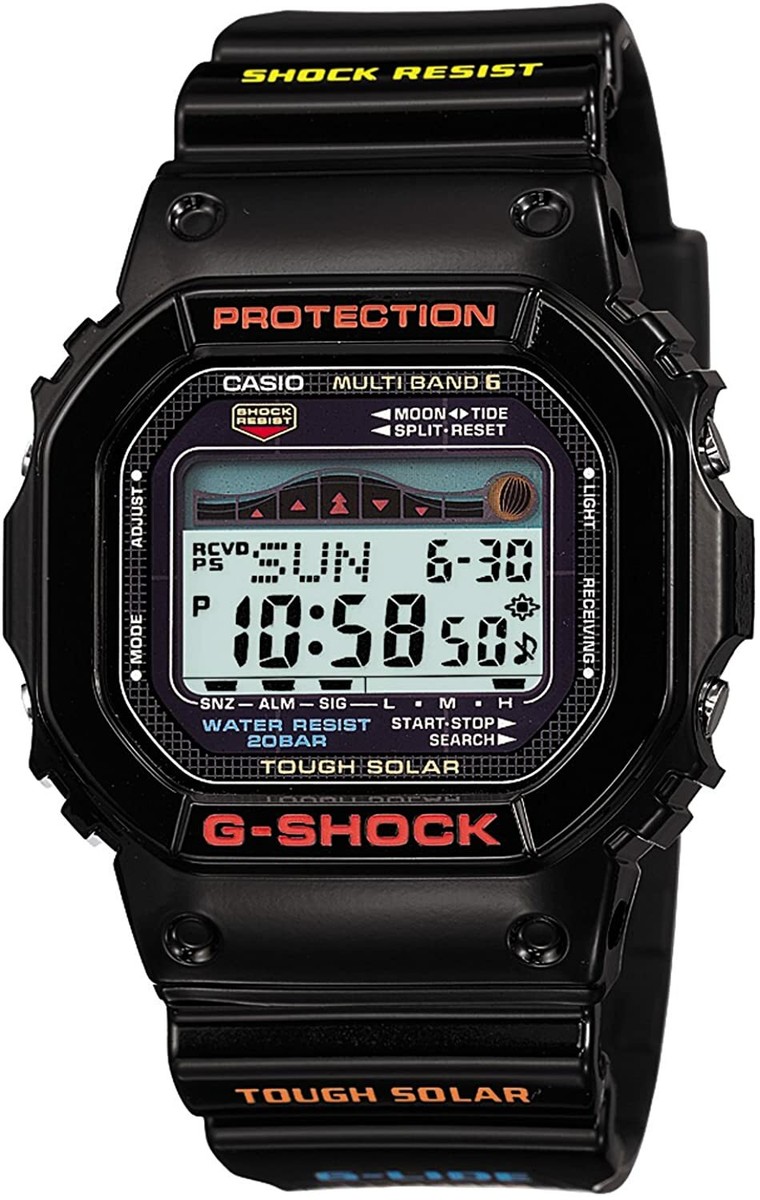 CASIO G-SHOCK G-LIDE GWX-5600-1JF Multiband 6 Men's Watch Black